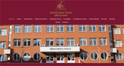Desktop Screenshot of medicinska-skola.edu.rs